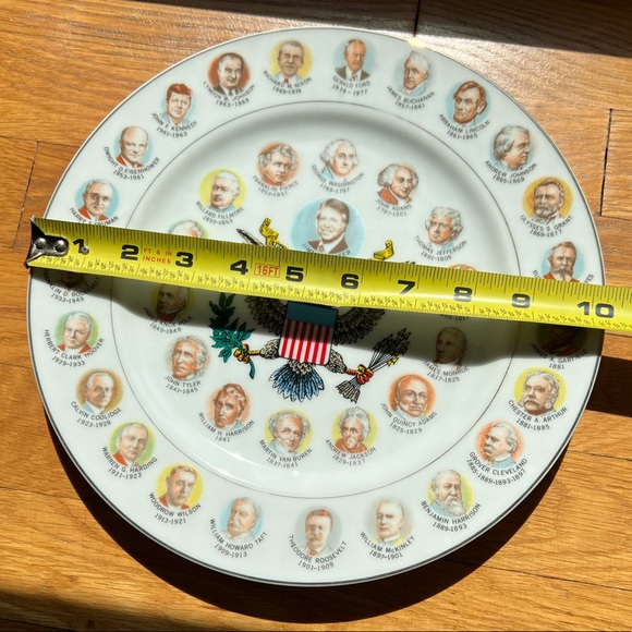Jimmy Carter collectible plate “200 years of presidents” - commemorative - Picture 9 of 9